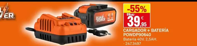 Cargador + Batería POWDP90640 