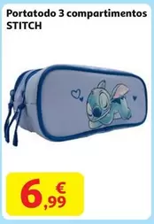 stitch - Portatodo 3 Compartimentos Stitch