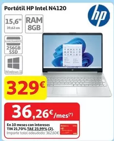 HP - Portátil Intel N4120