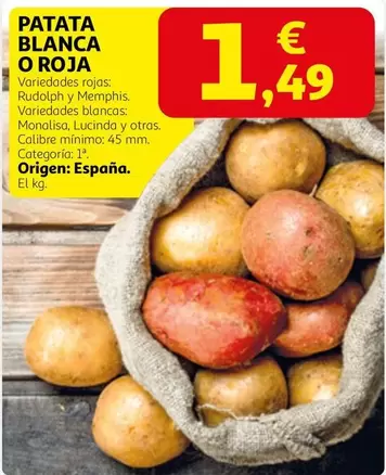 Patata Blanca O Roja