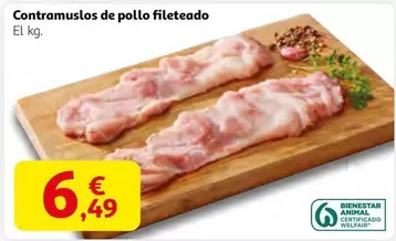 Contramuslos De Pollo Fileteado