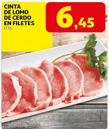 Cinta De Lomo De Cerdo En Filetes