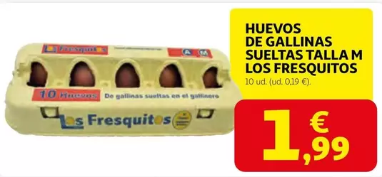 As - Huevos De Gallinas Sueltas Talla M Los Fresquitos