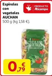 Auchan - Espirales Con Vegetales