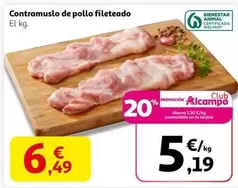 alcampo - Contramuslo De Pollo Fileteado