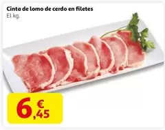 Cinta De Lomo De Cerdo En Filetes