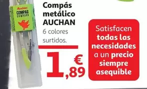 Auchan - Compas Metálico
