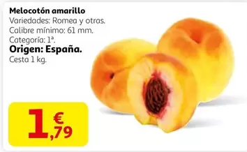 origen - Melocoton Amarillo