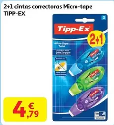Tipp-Ex - 2+1 Cintas Correctoras Micro-tape