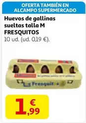 alcampo - Huevos de galinas sucltas talla M