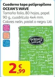 wave - Cuaderno Tapa Polipropileno Ocean's Wave