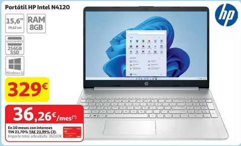 HP - Portatil Inel N4120