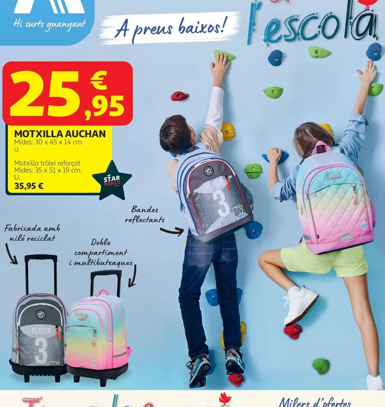 Auchan - Motxilla