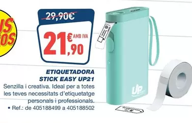 Etiquetadora Stick Easy Up21