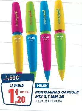 Milán - Portaminas Capsule Mix 0,7 Mm 2b