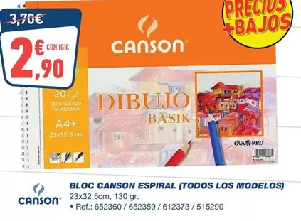 Canson - Bloc Espiral (Todos Los Modelos)