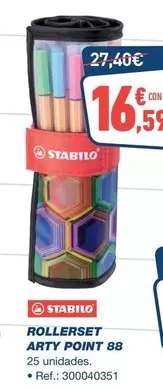 Stabilo - Rollerset Arty Point 88