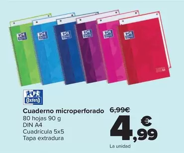 Oxford - Cuaderno Microperforado