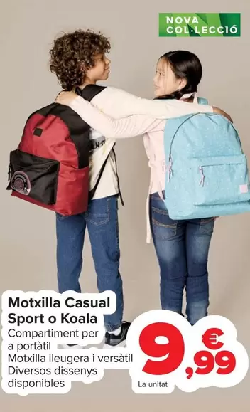 Mochila Casual Sport O Koala
