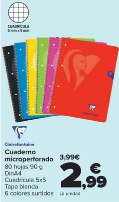 Clairefontaine - Cuaderno Microperforado