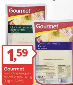 Gourmet - Queso De Mezcla Semicurado En Lonchas