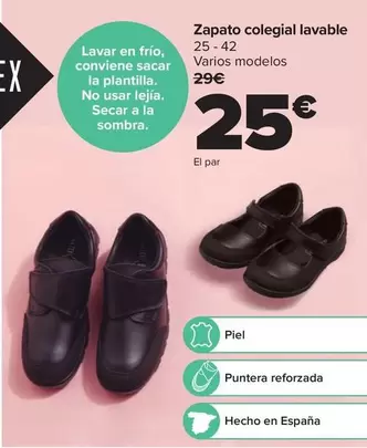 TEX - Zapato Colegial Lavable 