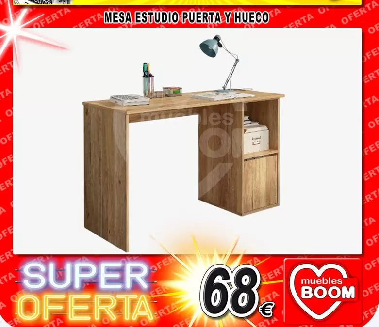 Mesa Estudio Puerta Y Hueco