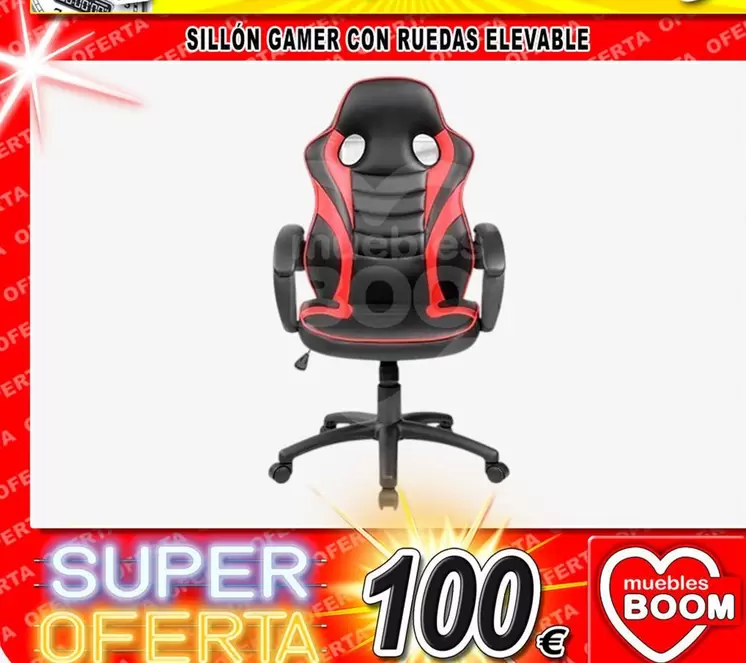 Sillon Gamer Con Ruedas Elevable