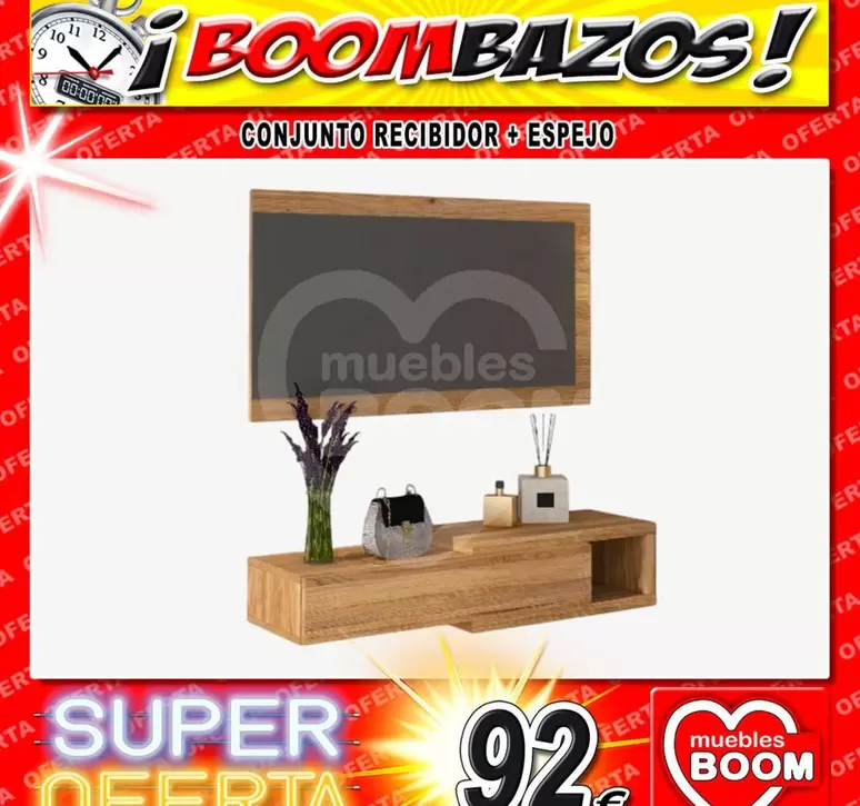 Conjunto Recibidor + Espejo