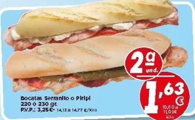 Bocata Serranto O Piripi