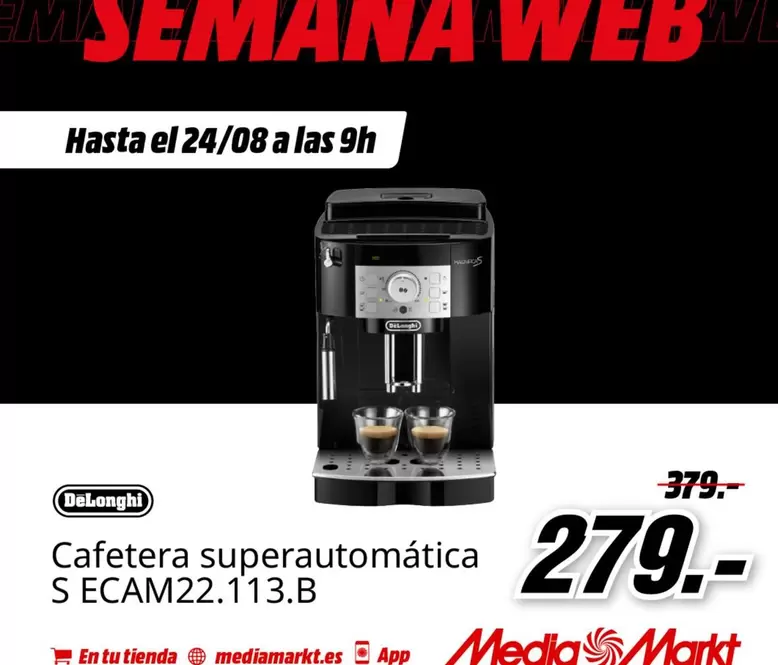 DeLonghi - Cafetera Superautomatica S Ecam22.113.b