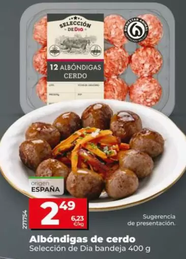 Seleccion De Dia - Albóndigas De Cerdo 