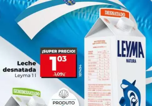 Leyma - Leche Desnatada