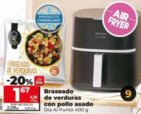 Dia Al Punto - Braseado De Verduras Con Pollo Asado