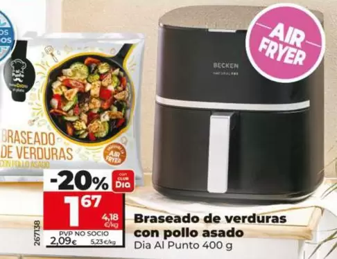 Dia Al Punto - Braseado De Verduras Con Pollo Asado
