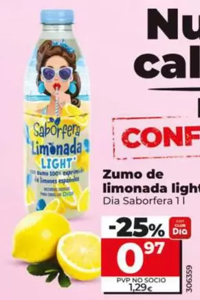 Dia Saborfera - Zumo De Limonada Light