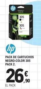 HP - Pack De Cartuchos Negro-Color 305 Pack 2