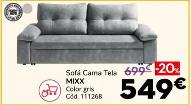 Sofa Cama Tela Mixx