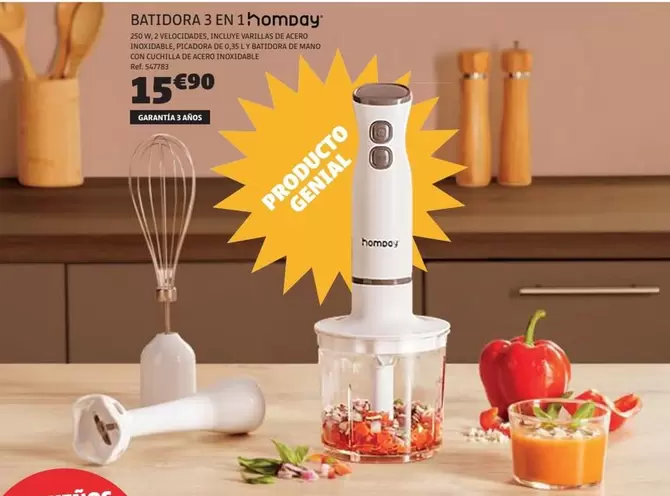 Batidora 3 En 1