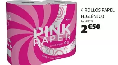 play - 4 Rollos Papel Higienico