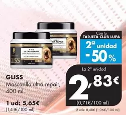 Gliss - Mascarilla Ultra Repair