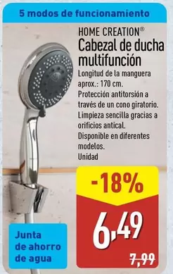 Home Creation - Cabezal De Ducha Multifuncion