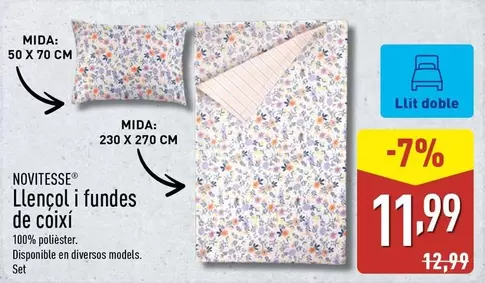 Novitesse - Llençol I Fundes De Coixí 