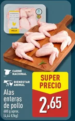 Alas Enteras De Pollo