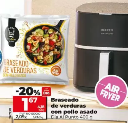 Dia Al Punto - Braseado De Verduras Con Pollo Asado