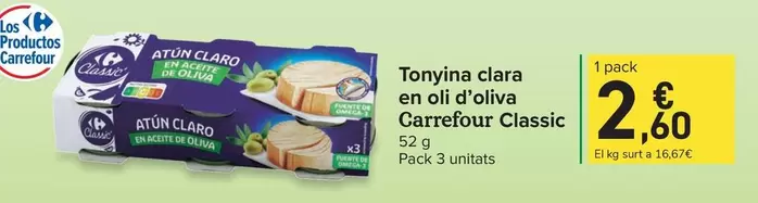 carrefour - Tonyina Clara En Oli D'oliva Classic