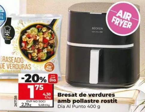 Dia Al Punto - Braseado De Verduras Con Pollo Asado