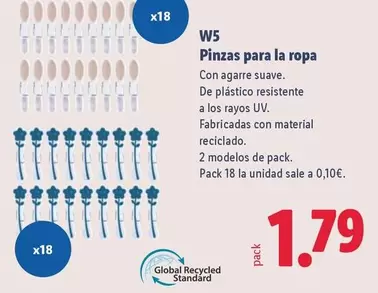 W5 - Pinzas Para La Ropa