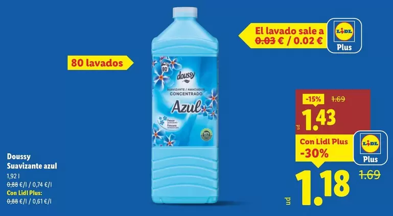 Doussy - Suavizante Azul