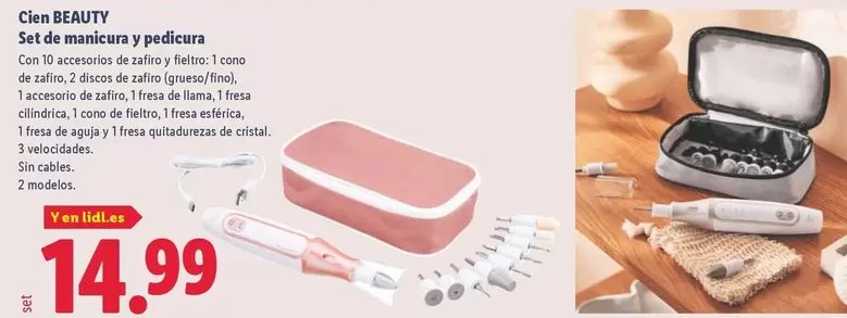 Cien Beauty - Set De Manicura Y Pedicura 